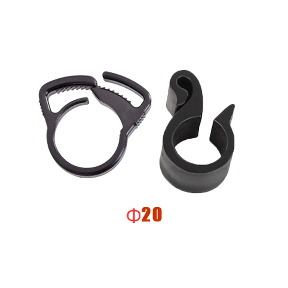 20PCS Garden PE Pipe Clip Material Plant Tomato Support Hook Connection Fixed Irrigation System Hose Insulated Clamp | Дом и сад