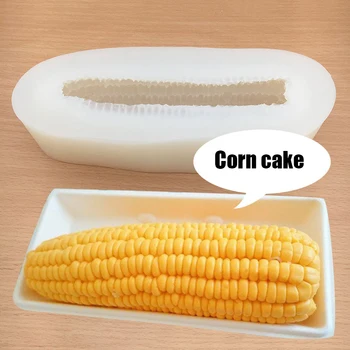 

New 3D Corn Design Silicone Cake Mold Creative Mousse Cake Chocolate Ice Cream Cookie Baking Mould DIY Fondant Decorating Tools