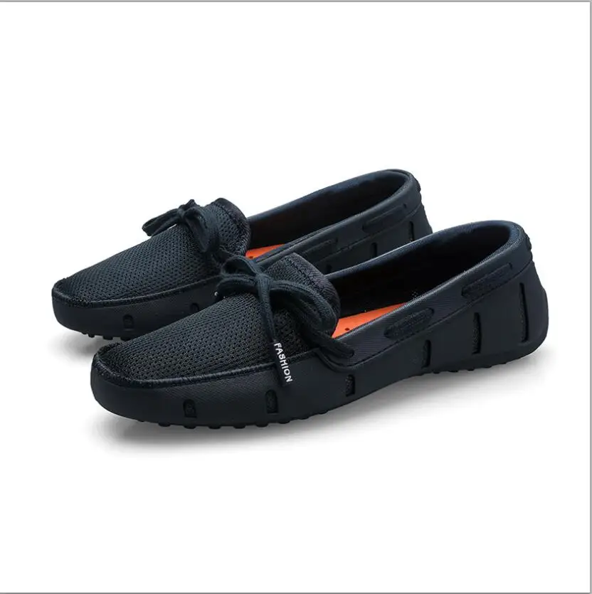 Durable Mens Lace Loafer Swims Casual 