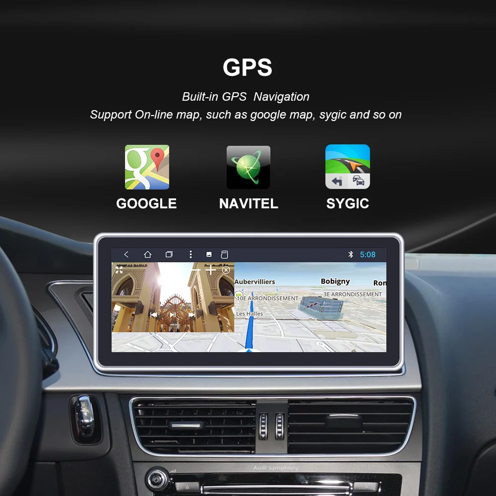 Автомобильный DVD GPS плеер для Audi A4L B8 A5 2009 2017 Android 7 1 2Din автомобильный Авторадио