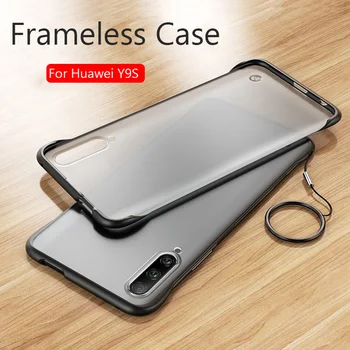 

For Huawei Y9S Case Semi-Transparent Frameless Matte Hard Back Cover For Huawei Y9S Phone Cases Capa