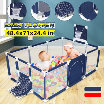 

Baby Playpen for Children Pool Balls for Newborn Baby Fence Playpen for Baby Pool Children Kids Infants Folding Safety Barrier