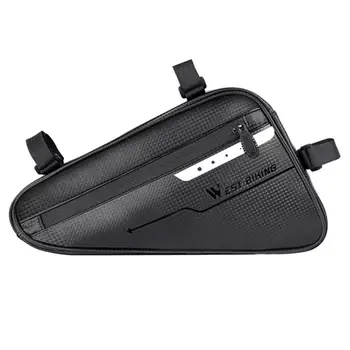 

WEST BIKING Bicycle Triangle Bag 4L Capacity Waterproof MTB Bike Top Bag