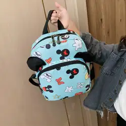 Милая Детская сумка с милым рисунком Микки Мауса, детские сумки для детского сада и дошкольников, рюкзак для мальчиков и девочек, детские