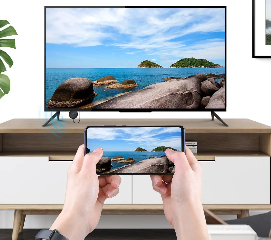 Беспроводной проектор Xiaomi Youpin hagides HD Черный 2,4G+ 5G HD 1080P автоматическое обновление поддержка мобильного телефона/планшета/компьютера