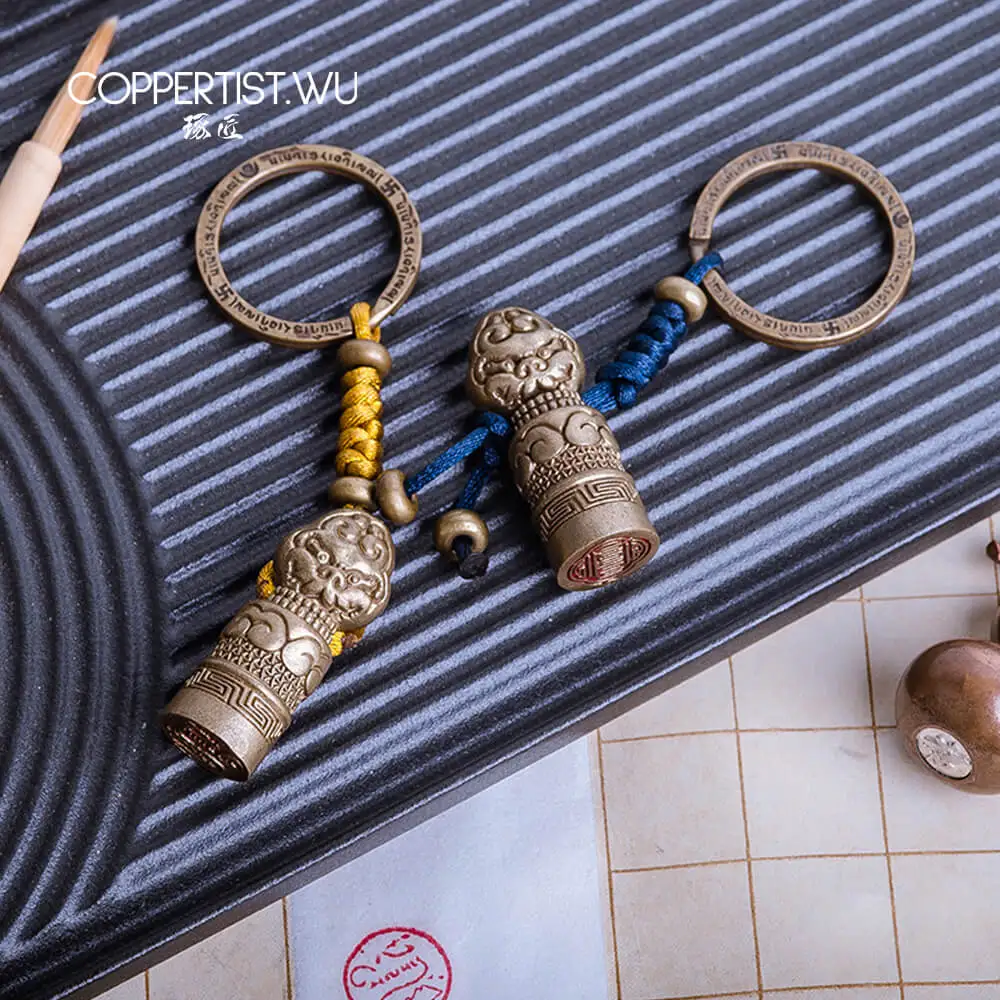 Медный кулон ручной работы COPPERTIST.WU тибетское искусственное Королевство