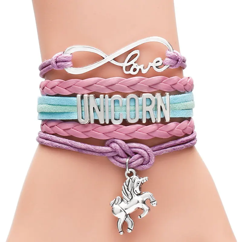 Unicorn Braided Kids Bracelet for Girls Friendship Bracelets Jewelry Multi  layer Charm Bracelet Fashion Jewelry|Charm Bracelets| - AliExpress