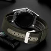 Simple Quartz Watch Men Luminous Hands Woven Canvas Belt Fluorescent Green Men's Watch Fashion Male Gift ► Photo 3/6