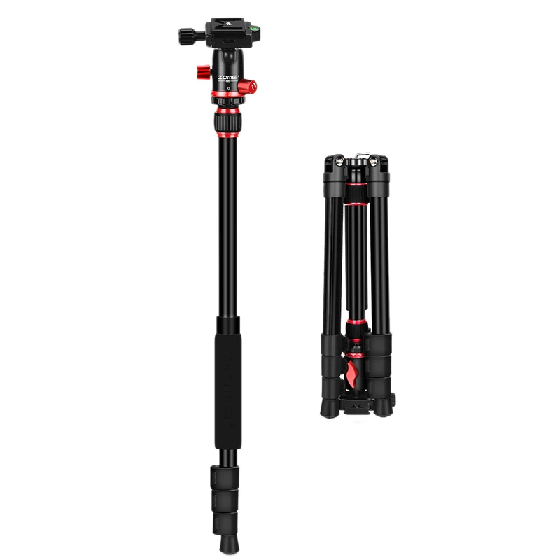 

Zomei M5 Compact Light Weight Travel Portable Aluminum Camera Tripod for Canon Nikon Sony Dslr Camera with Carry Case