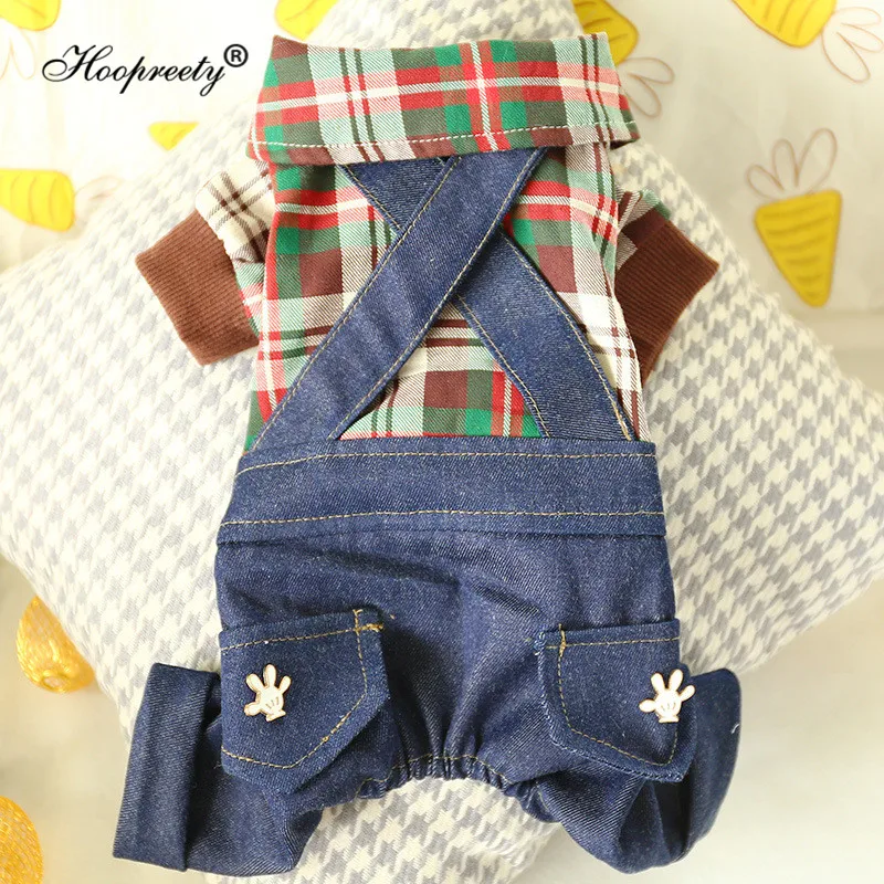 

2019 New Dog Clothes Pet Costume Four Leg Jumpsuit Overalls Clothing for Dogs Size XS-XL 10A