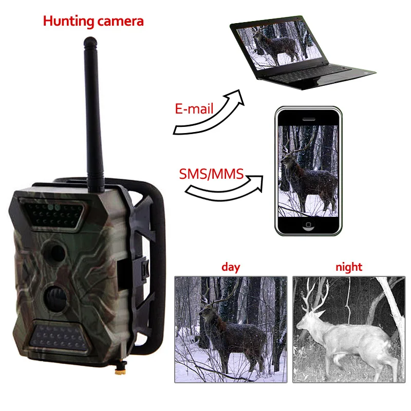 Цифровая охотничья камера 12MP HD 1080P 940NM 2," lcd Chasse Trail камера MMS GPRS GSM дикая ловушка видеокамера ИК камера ночного видения