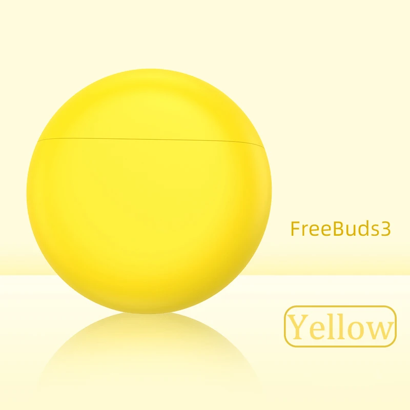 Yellow Auroras для huawei FreeBuds 3 Чехол жидкий силиконовый беспроводной Bluetooth наушники аксессуары защитный чехол для FreeBuds 3 - Цвет: Yellow
