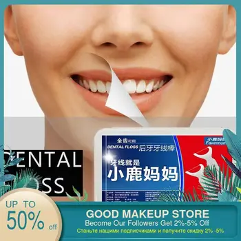 

30Pcs/Box Oral Care Dental Floss Flosser Brush Tooth Picks Flat Dental Floss Toothpick Teeth Cleaning