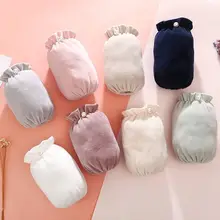 Хлопковая стеганая Женская куртка в Корейском стиле с длинными манжетами, женская короткая, молочно-белая, с рукавами, зимняя, очень большая, зимняя, стильная, Oil Res