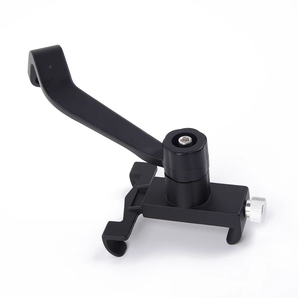Черный алюминиевый держатель для мобильного телефона мотоцикла