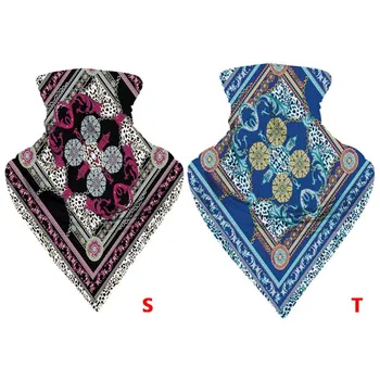 

Unisex Ice Silk Scarf Triangle Face Towel Breathable Quick-dry Multifunctional Windproof Dustproof Fashion Design