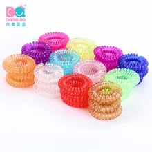 Аксессуары для рисования, простая детская телефонная линия, кольцо для волос с ромбовидным узором, повязка на голову, Резиновая лента, прочная