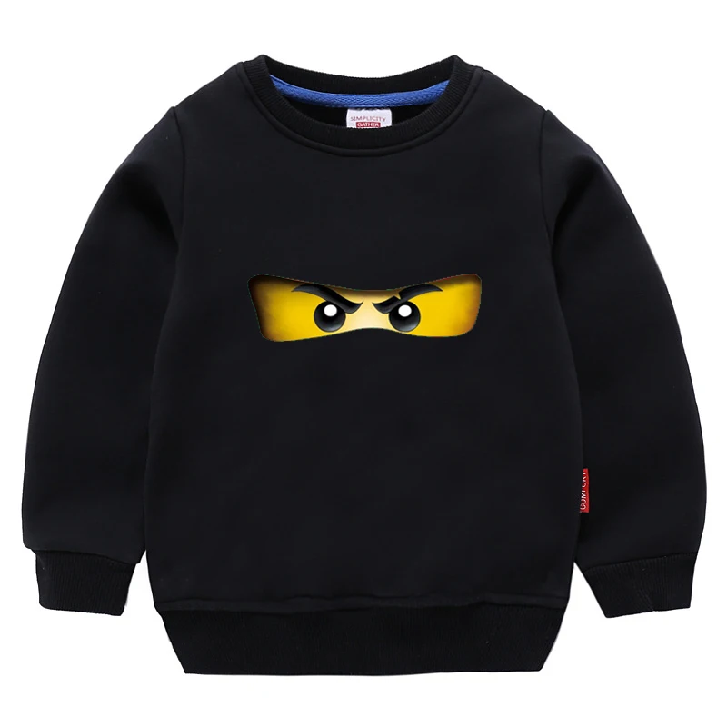 Осенне весенняя толстовка с длинными рукавами Ninjago детская одежда верхняя