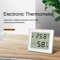 Thermomètre et hygromètre à affichage numérique, appareil de mesure de température électronique pour l'intérieur et la maison 