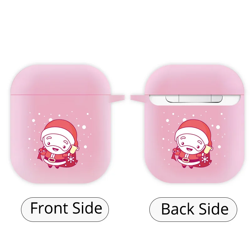 EJTRED015 Сумки для Air Pods Рождественская тема мультяшный чехол для Apple Airpods беспроводной Bluetooth наушники защитный чехол для Air pods 1 2 - Цвет: EJTRED015