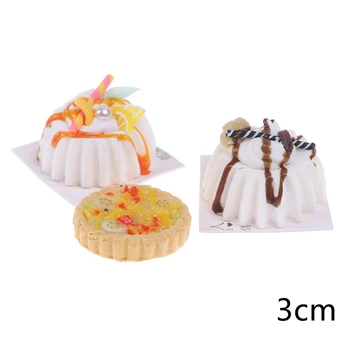 

1/12 Dollhouse Miniature Food Pizza Chocolate Cakes Doll House Accessories Model For Dollhouse Decals New Arrival