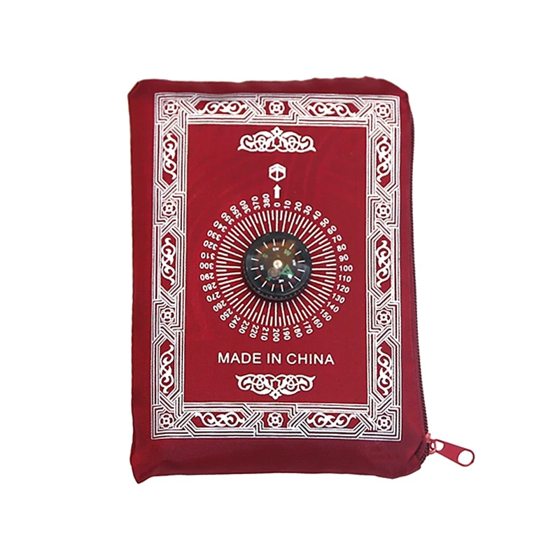Portable Waterproof Prayer Mat Muslim Travel Pocket Islamic Carpet Rug Arab Ramadan Compass | Дом и сад