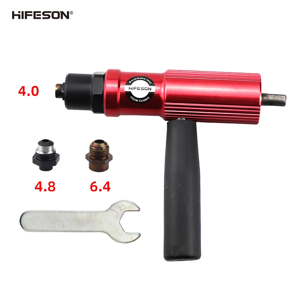 LA8 6.4MM Nozzle Electric Rivet Gun 8MM Conversion Head Pull Rivet Gun Nail Electromechanical Drill 4.0mm-6.4mm