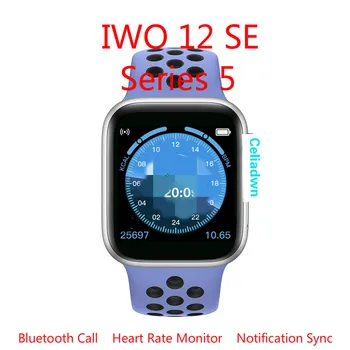 

2020 New Series 5 IWO 12 SE smart watch Heart Rate Blood Pressure Bluetooth call Music Waterproof smartwatch pk IWO 11 13 B57