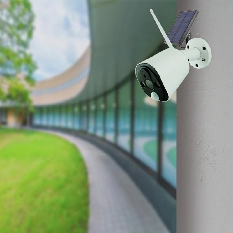 AAAE Top-1080P камера на солнечной энергии 2MP беспроводная Wifi камера видеонаблюдения Водонепроницаемая наружная камера ИК ночного видения солнечная энергия