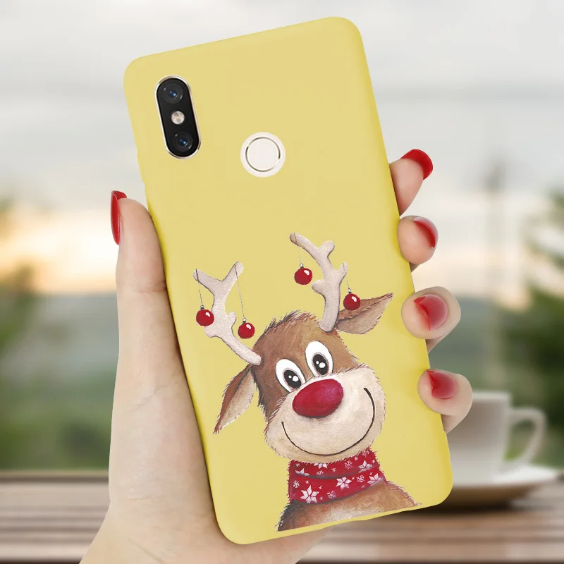 HUHDXL Рождественский Красный силиконовый чехол mi Note 8 PRO для Xiao mi Red mi Note 8T 7 6 PRO 5 Plus 5A 6A 7A 8A mi 8 Lite K20 9T A3 A2 Capa - Цвет: HUHDXL