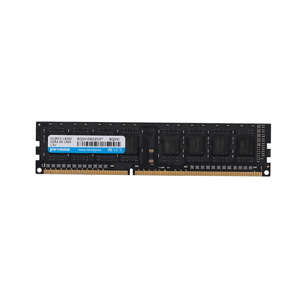 Оперативная память yvonne DDR3, 1600 МГц, 1,5 в, 4 ГБ, 8 ГБ, память для настольных ПК, оперативная память для ПК, низкое энергопотребление, широкая совместимость, 4 ГБ, 8 Гб