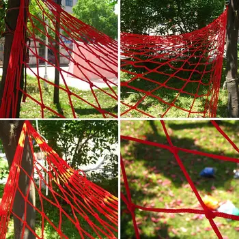 

1Pcs Portable Garden Nylon Hammock Swing Mesh Net Sleeping Travel Bed For Outdoor Camping Mesh R5H0 Swing Hammock Hammock K5E1