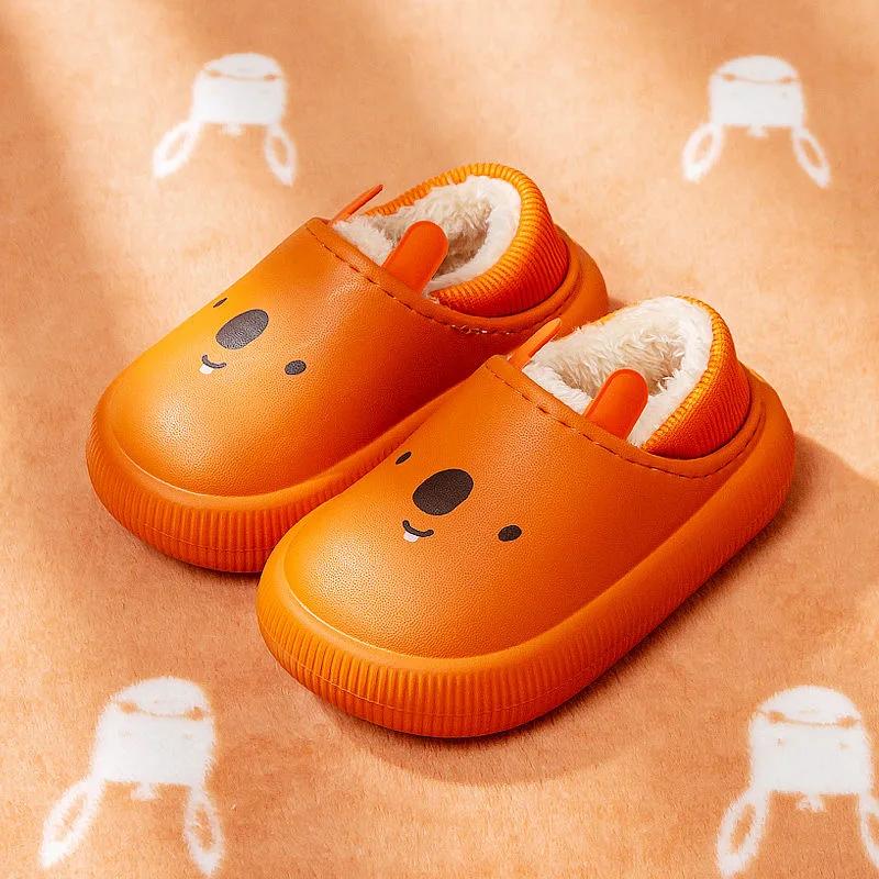 Baby Boy Girl  Cartoon Slipper Winter Infant Toddler Child Plush Shoes Bedroom Indoor Anti Slip Warm Slipper Baby Home Shoes children's shoes for adults Children's Shoes