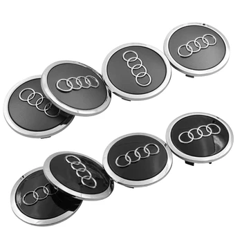 

4pcs 69mm Car Tire Wheel Hub Center Caps car badge Cover For Audi a3 a4 a5 a6 a7 a8 Q3 Q4 Q5 Q6 Q7 b8 b6 car accessories