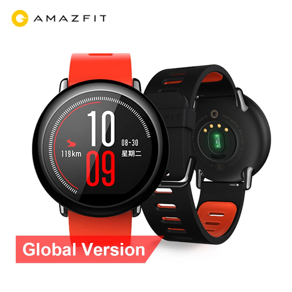 

[English Version] Xiaomi Huami Watch AMAZFIT Pace Bluetooth 4.0 Sports Smart Watch Zirconia Ceramics Heart Rate Monitor