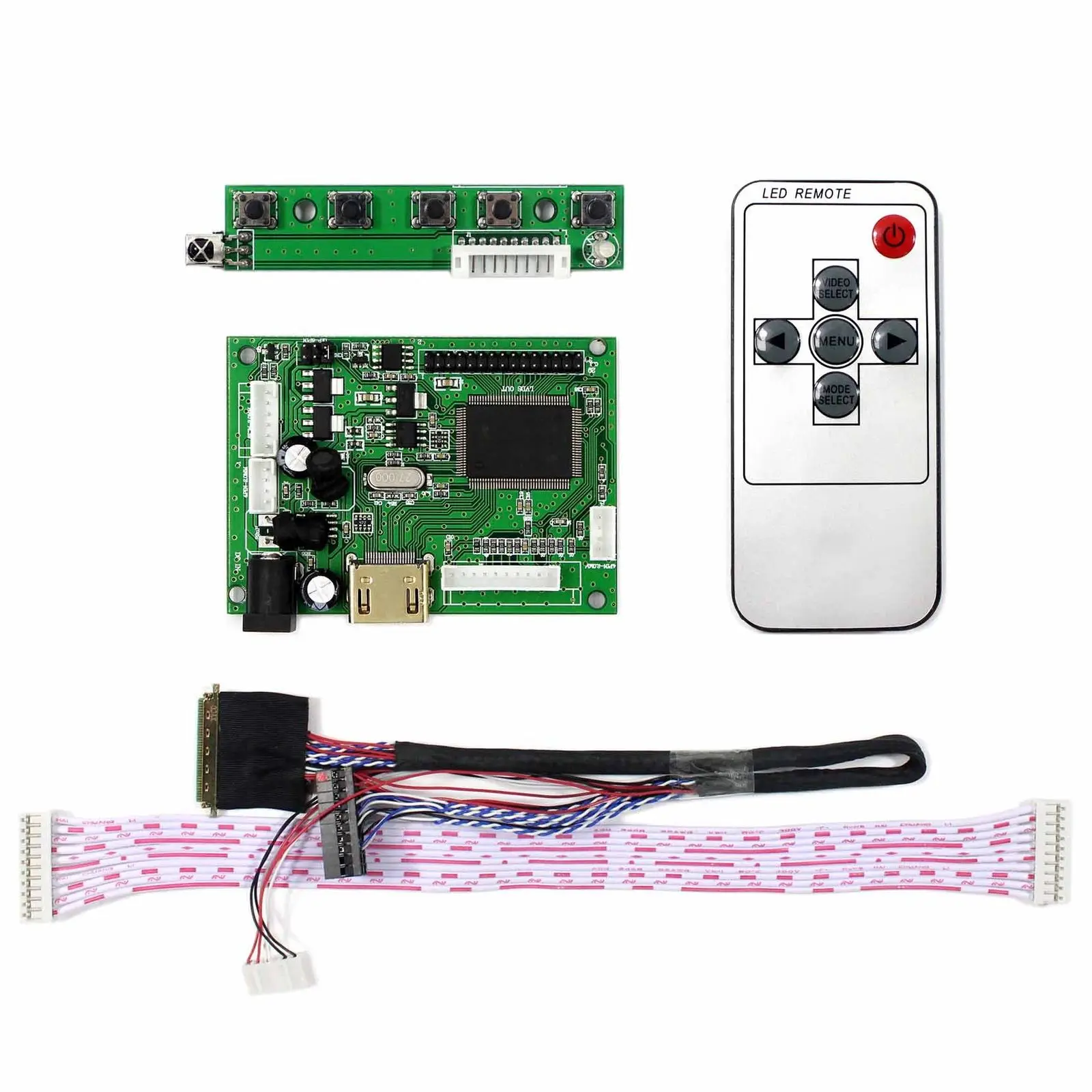 ЖК-плата контроллера клавиатура HDMI+ VGA+ аудио порт для 15,6 дюймов B156XW02 LP156WH2 1366x768 английский, французский, немецкий, испанский, итальянский