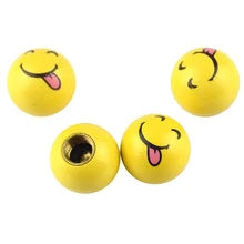 4x Smile Face автомобильный велосипед мотоциклетная шина для колеса клапанные крышки пылезащитные крышки