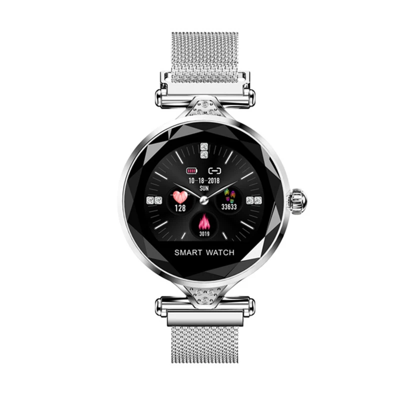 

H1 Women Fashion Smartwatch Wearable Device Bluetooth Pedometer Heart Rate Monitor Smart Watch For Android/Ios Smart Bracelet(Si