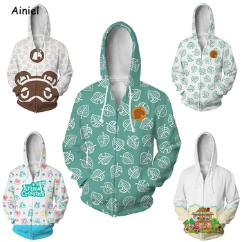 

Animal Crossing Hoodies Sweatshirts Men's Clothing 3D Print Hoody Hoodies Tom Nook Hooded Hoodies Coat Jackets Outfits Tops Boys