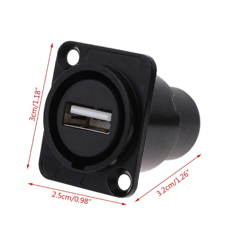 2020 Новый USB 2 0 D Тип гнездовой к женскому модульному разъему для передачи
