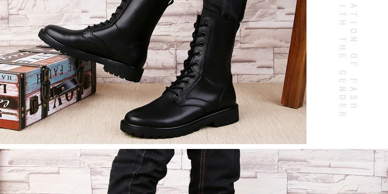 Зимние кожаные мужские военные ботинки; армейские ботинки; Botas Militares Botas Tacticas Hombre Coturno Militar Bota Buty Wojskowe