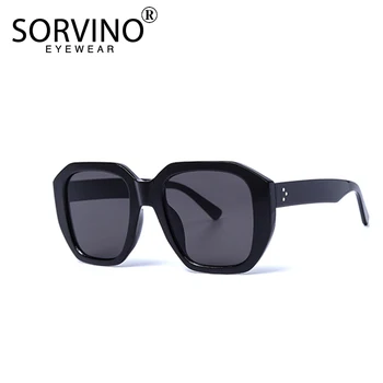 

SORVINO Ultra Lightweight Square Non Polarized Lens Sunglasses Resistance UV400 Protection Youthful Driving Traveling Goggles