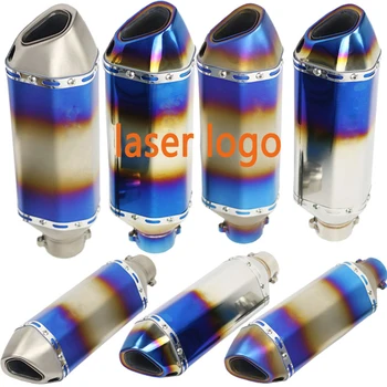 

51mm Universal Motorcycle Exhaust Muffler Pipe Scooter Dirt Pit Bike Tube Moveable DB Killer