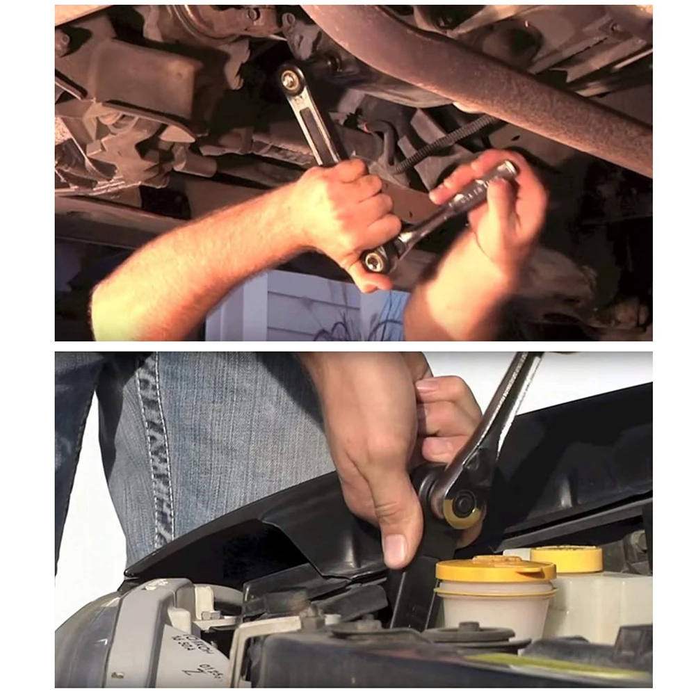 DIY крюк гаечный ключ Регулируемый 3/8 "Расширение автомобильные инструменты