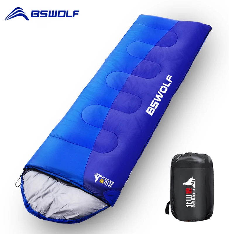 BSWolf Camping Sleeping Bag Ultralight Warm Envelope Backpacking Sleeping Bag For Adult Outdoor
