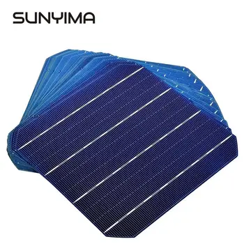 

SUNYIMA 20Pcs 4.7W 0.5V Monocrystalline Silicon Solar Panel 156x156mm Solars Panel China Panneau Solaire Solar Cell DIY