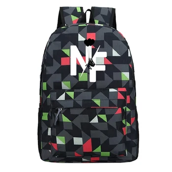 

Letter NF Teenagers Casual Schoolbag Student's Backpack Travel Laptop Bags Girls/Boys Fashion Shoulder Backpacks Daily Book Bags