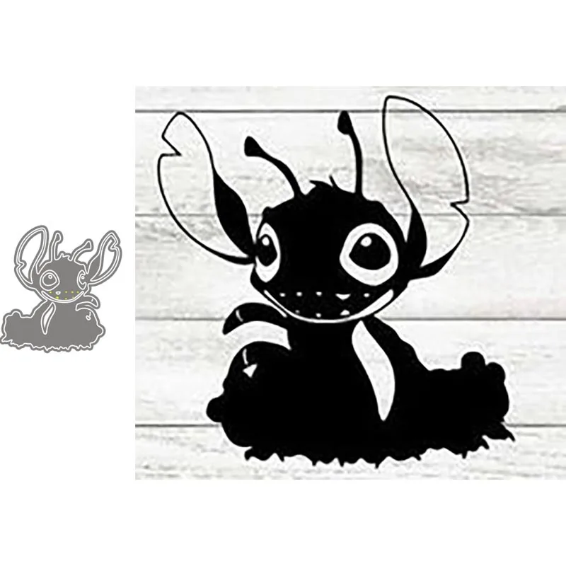 

Metal Cutting Dies Stencils Laughing Bunny for DIY Album Paper Card Decorative Craft Die Cuts
