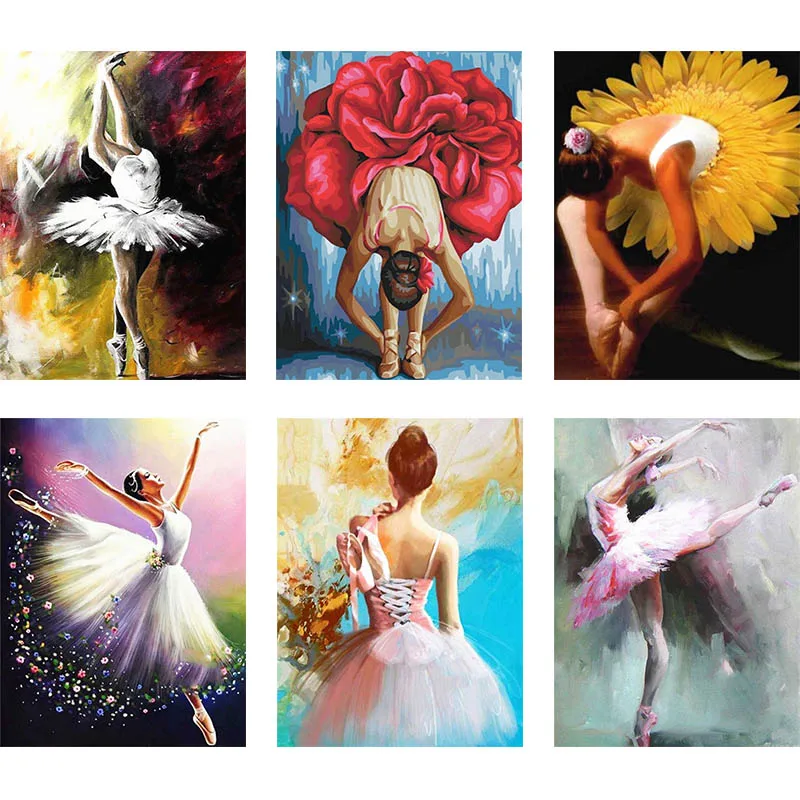 New Full Square/Round 5D DIY Diamond Painting Ballet Girl pictures of Rhinestones Embroidery Sale home decoration FG1798 | Дом и сад