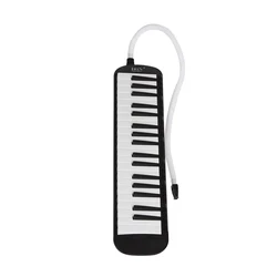32/37 Keys Melodica Flexible Tube Pianica Mouthpiece ABS Plastic Melodica Accessories Black Musical Instrument Replacement Parts